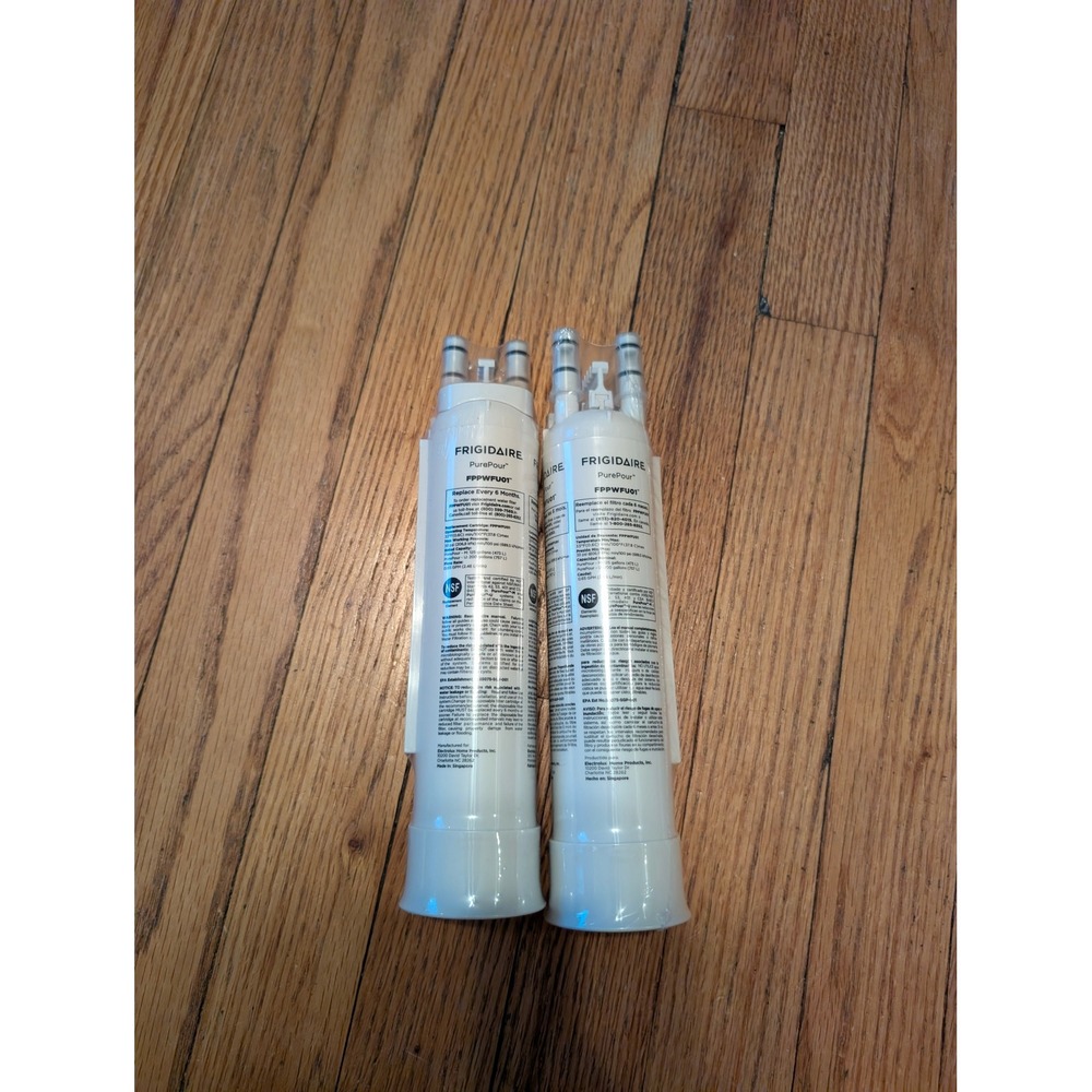 Lot of 2 Frigidaire PurePour FPPWFU01 Refrigerator Water Filter Replacement